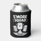 S'mores Squad Camping Campfire Cute Marshmallow Blikjeskoeler (Blikje Voorkant)