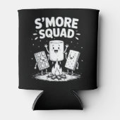S'mores Squad Camping Campfire Cute Marshmallow Blikjeskoeler (Voorkant)