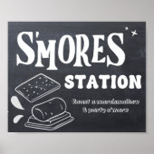 S'mores Stationsbord Poster (Voorkant)