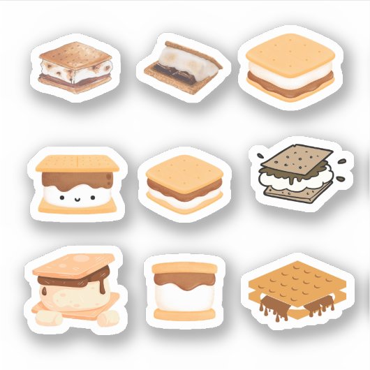 Smores Stickers (Voorkant)
