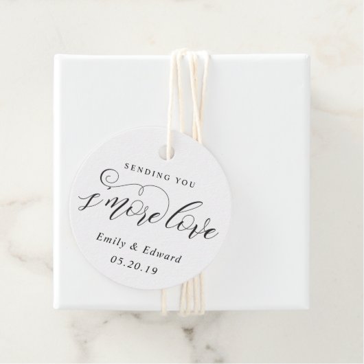 S'mores Trouwfeest Bedankjes Labels (In situ)