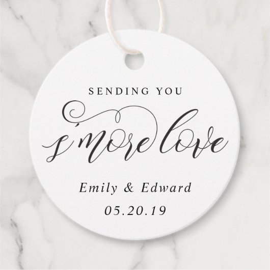 S'mores Trouwfeest Bedankjes Labels (Voorkant)