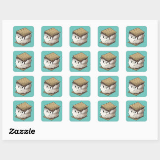 S'mores Vierkante Sticker