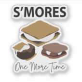Smores'mores Dessert Nog een keer Smore Sticker (Voorkant)