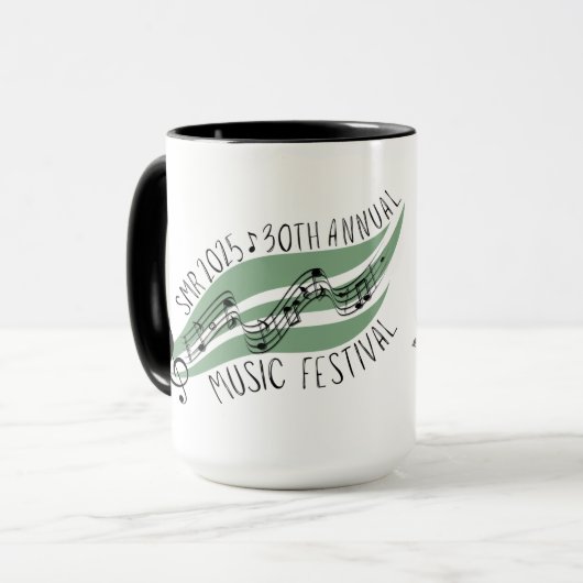 SMR 30e Mok ter herdenking van het muziekfestival (Voorkant links)