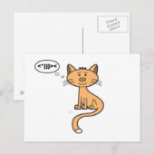 Sms-Kat - Briefkaart (Voorkant / Achterkant)