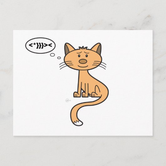 Sms-Kat - Briefkaart (Voorkant)
