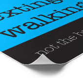 sms'en. lopen. poster (Hoek)