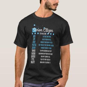 Sms'en naar senioren Code Oude mensen Ouderen T-shirt