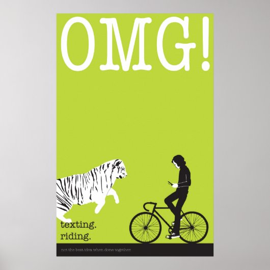 sms'en. rijden. poster (Voorkant)