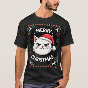 Smudge Cat Lelijke Kerst Trui  (1) T-shirt