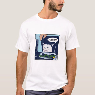 Smudge de kat meme grappig T-shirt