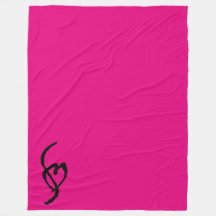Smuffin Smut Mark Fleece Blanket HOT Pink LARGE