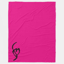 Smuffin Smut Mark Fleece Blanket HOT Pink LARGE