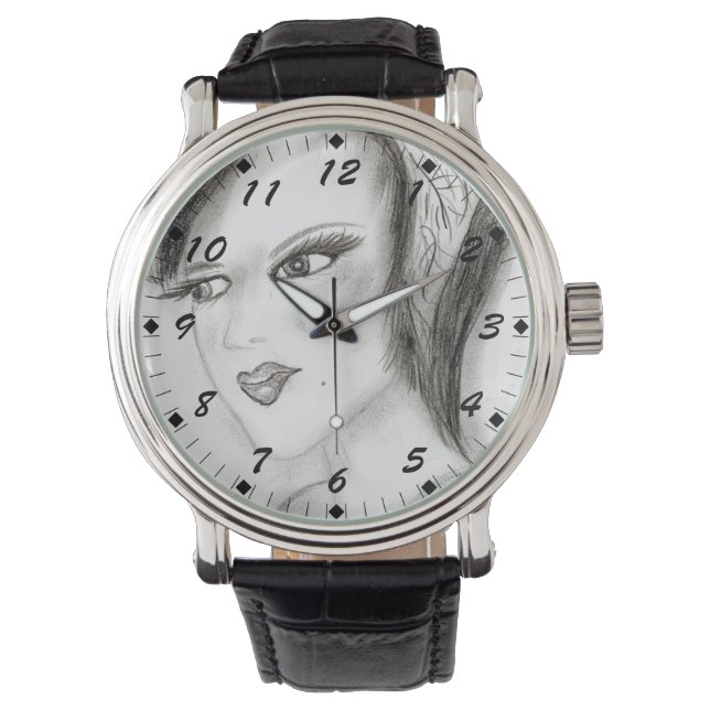 SMUG 30s Meisje Horloge (Voorkant)