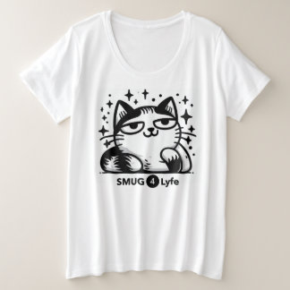 Smug Cat Shirt - SMUG 4 Lyfe Collectie
