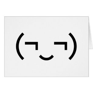 Smug Emoticon (‿MD) Cartes Kaomoji Japonaises