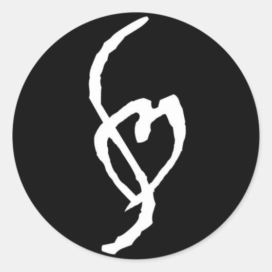 Smut Mark Ronde Stickers (Voorkant)