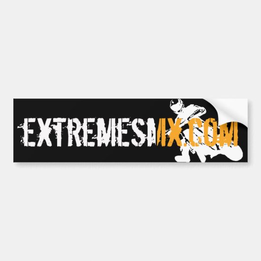 SMX Oranje Bumpersticker (Voorkant)