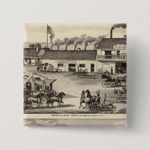 Smyth, Adams eigenschappen Vierkante Button 5,1 Cm