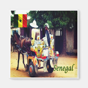 SN003 SENEGAL, Buggy Taxi, Afrika, Fridge Magneet