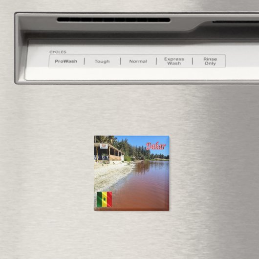 SN005 DAKAR, Panorama, Senegal, Afrika, Fridge Magneet (Insitu (Vaatwasser))
