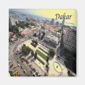 SN007 DAKAR, Senegal, Afrika, Fridge Magneet (Voorkant)