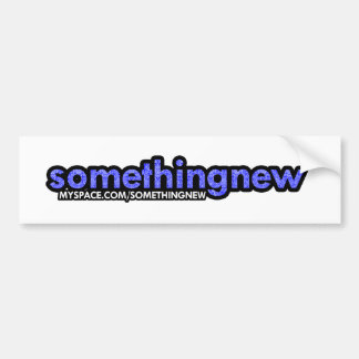 SN-Bumpersticker voor witte auto's Bumpersticker