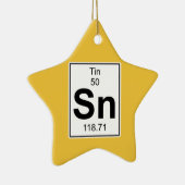 Sn - Tin Keramisch Ornament (Rechts)