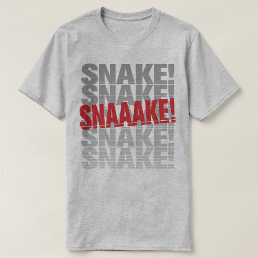 Snaake! T-Shirt (Design voorkant)
