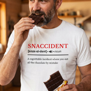 Snaccident - definitie van woordenboek t-shirt