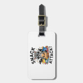 Snack Attack Bagagelabel (Voorkant verticaal)