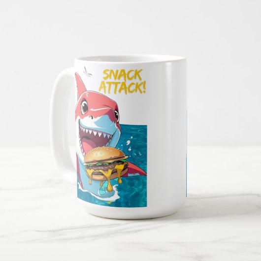 Snack Attack Shark Mug (Devant gauche)
