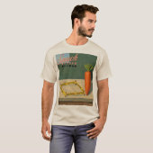 Snack Attack ! T-Shirt Vintage Carotte (Devant entier)