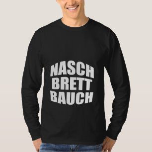 Snack Board buik dikke buik wamp bier buik T-shirt