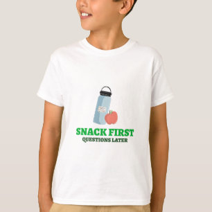 Snack Eerste Vragen Later-School Lunch Break T-shirt