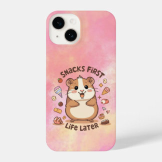 Snack First, Life Later – Funny Snack Lover  iPhone 14 Hoesje