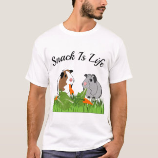 Snack is het leven t-shirt