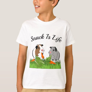 Snack is het leven t-shirt
