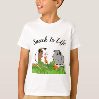Snack is het leven t-shirt