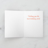 SNACK KITTY Carte d'anniversaire (Intérieur)