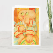 SNACK KITTY Carte d'anniversaire (Dos)