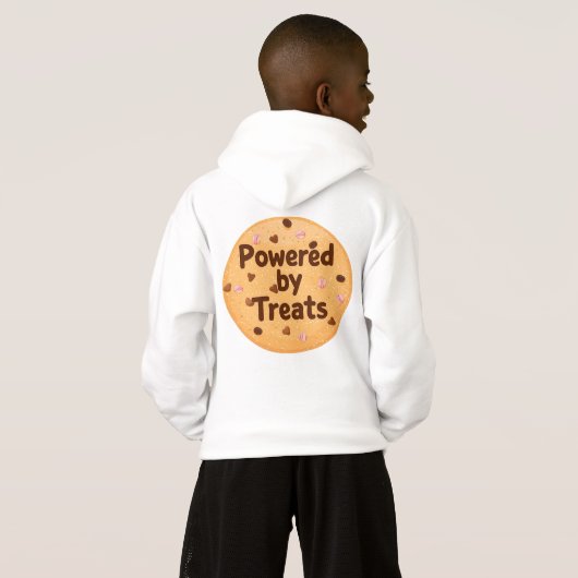 Snack Squad Leader Shirt – Powered by Treats Back (Achterkant volledig)