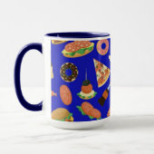 Snack Time Blue Coffee Mug (Gauche)