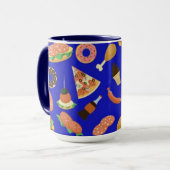 Snack Time Blue Coffee Mug (Devant gauche)