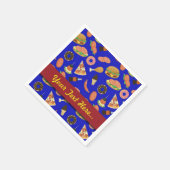 Snack Time Blue Picnic Napkins Servetten (Hoek)