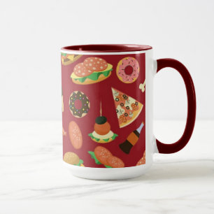 Snack Time Mug café rouge