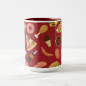 Snack Time Red Coffee-Mok Mok (Midden)