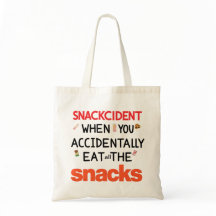 "Snackaccident Funny Sac fourre-tout, nourriture q
