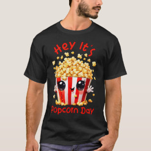Snackliefhebber Filmavond op Nationale Popcorn Dag T-shirt